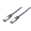 C-Tech CB-PP5F-20 patch, Cat5e, FTP, 20m, šedý