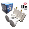 DI-WAY LNB MONOBLOCK TWIN 0,1dB 4,3st, WHITE LEOPARD LINE