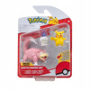 Pokémon 3 bojové figúrky Sada S18 SLOWPOKE LITWICK PIKACHU PKW3056