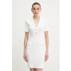 Šaty Guess FELICITY béžová farba, mini, priliehavé, W5YK29 Z0130 W5YK29.Z0130 XS