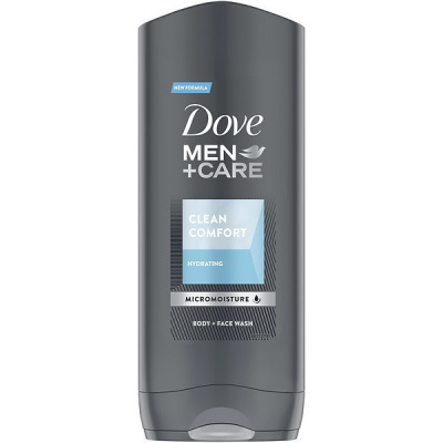 Dove Men + Care Clean Comfort sprchovací gél na telo a tvár 400 ml