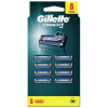 Náhradné hlavice Gillette Mach3 8 kusov, pre mužov