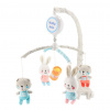 BABY MIX Kolotoč nad postieľku Baby Mix Medvedíky a králiky