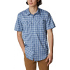 Columbia SILVER RIDGE LITE PLAID SHORT SLEEVE modrá,biela Pánska košeľa S