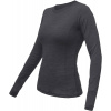 SENSOR MERINO BOLD dámské triko dl.rukáv anthracite gray - XL