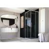 FORTE Obdĺžnikový sprchovací kút ESSENCE A1FS 90x80 cm BEA12SXA1+BEA13DXA1