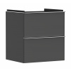 Hansgrohe Xelu Q skrinka 58x49.5x60.5 cm závesná kúpeľňová skrinka pod umývadlo sivá-chrómová 54024000