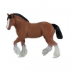 Animal Planet Mojo Kůň Clydesdale hnědý