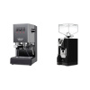 Gaggia New Classic E24 BC, grey + Eureka Mignon Bravo, CR black