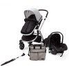Babify Go Baby Neo 3 v 1, kočík, športový kočík, autosedačka, R44/04, skupina 0+, 5-bodové bezpečnostné pásy (W5YIAASSMO)