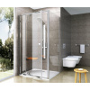 Ravak SPRCHOVÁ PEVNÁ STENA PPS-100 bright alu + transparent ku sprchovým dverám 90GA0C00Z1