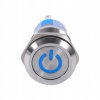 LED TLAČIDLOVÝ PREPÍNAČ 19 MM 12V-24V