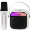Prenosný reproduktor Karaoke set Adler AD 1199 biely