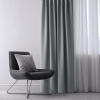 Zatemňovací záves blackout RESTILO strieborný 140 x 245 cm sada 2 ks