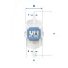 UFI Palivový filter 31.001.00