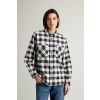 KOŠEĽA WOOLRICH MED WEIGHT FLANNEL SHIRT BLUE BUFFALO