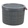 CURVER JUTE 2L Košík okrúhly 17 x 17 x 13 cm, tmavo sivý 01903-G44 (2212706)