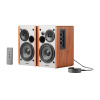Reproduktory Edifier R1280T 2.0 s WiiM Mini (hnedé)
