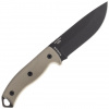 Vega ESEE-5S-E ESEE Serrated Edge, Black Blade