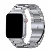 AW Kovový BR remienok pre Apple Watch - Strieborný Veľkosť / Rozteč: 38/40/41/42mm, Farba: Strieborný IR-AWBR02