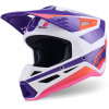 přilba S-M3 HEAT, ALPINESTARS (bílá/fialová/růžová, vel. S)