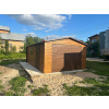 Plechová moderná garáž WOOD ELEGANT 4x6m
