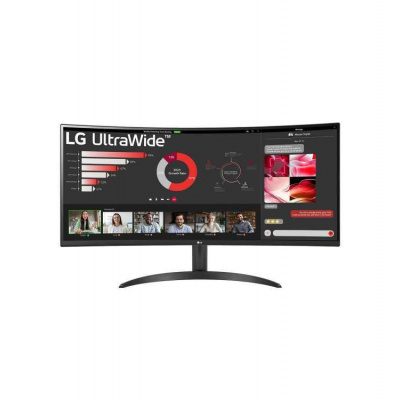 LG monitor 34WR50QC-B VA 34" QHD zakřivený / 3440x1440 /21:9/ 300 cd/m2/ 5ms (GtG)/ HDMI /DP/on screen control /HDR 10 (34WR50QC-B.AEU)