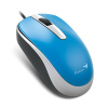 Myš GENIUS DX-120, drôtová, 1200 dpi, USB, modrá 31010105108