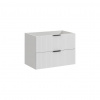 CMD Skrinka do kúpeľne ADEL WHITE 82-80-B-2S, biela/biely mat