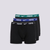 Nike Trenky Trunk 3Pk Čierna EUR L