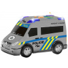 _Ostatní 1_ Auto dodávka česká policie CZ design volný chod na baterie Světlo Zvuk