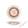 Tanier plytký 21 cm Isabelle SPHERES RED (G.Benedikt DecoLab Spheres)