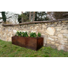 Vyvýšený záhon ALTO 1010 69 x 136 x 52 cm Corten