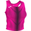 Joma Dámsky top OLIMPIA TOP FLUOR PINK-BLACK Veľkosť: XXL