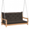 Záhradná hojdačka - Swing with taupe vankúš 120 cm teke drevo (Swing with taupe vankúš 120 cm teke drevo)