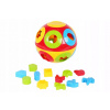 Teddies vkládačka míč plast průměr 17 cm v síťce