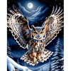 Diamantový obraz Sova v noci