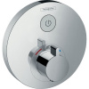 HANSGROHE ShowerSelect S termostat pod omietku pre 1 spotrebič, chróm, 15744000