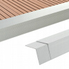 Lišta Shumee MDF 170 x 4 dĺžka 30 cm, strieborná