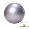 Bomba Fitness Lopta s pumpou 45cm Farba: Šedá PVC-55_GRAY45CM