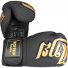 TOP TEN Boxing gloves “Nong Han” - 10 oz, red Color: Black - Gold, Gloves weight: 10 oz, Gloves cut: Standard