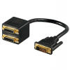 Adaptér PREMIUMCORD DVI-D (24+1) samec 2x DVI-D (24+1) samica (kpdva-5)