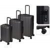 EXCELLENT EXCELLENT Kufor cestovný na kolieskach sada 3 ks PROWORLD tmavo šedá KO-FB5000250 (KO-FB5000250)