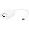 Techly USB-C USB adaptér na HDMI White (020409)