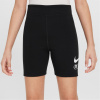 Nike Air Big Kids' (Girls') Biker Shorts Black/White 11-12 rokov