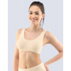 Gina Bambusová Top sportovní podprsenka PureLine 07011P - tělová - XL/XXL