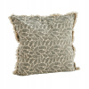 Obliečka na vankúš - Dekoratívne vankúš Madam Stoltz 50 x 50 cm (Madam Stoltz vankúš s listnatým vzorom)