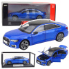 LEAN TOYS Audi A6 L 1:18 Kovové doplnky do auta Svetlá Zvuky Modré