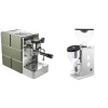 Stone Espresso Mine Green + Rocket Espresso FAUSTINO 3.1, white