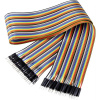 Renkforce JKMM406 jumper káble Arduino, Banana Pi, Raspberry Pi® [40x zástrčka drôtového mostíka - 40x zástrčka drôtového mostíka] 60.00 cm farebná; RF-4599686